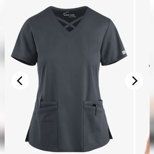 Uniform Advantage Butter-Soft STRETCH Women's 4-Pocket Crisscross Scrub Top